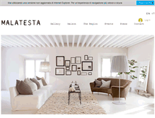 Tablet Screenshot of malatesta-maison.com